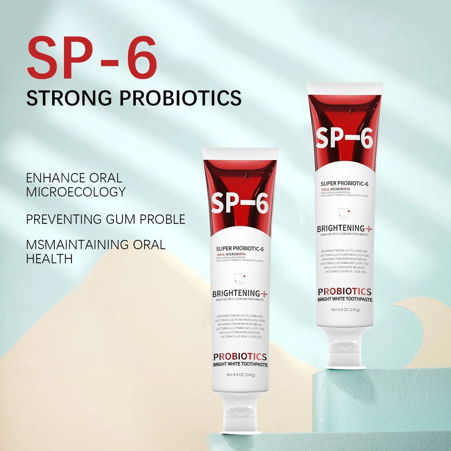 Oral Care Probiotic Whitening Toothpaste