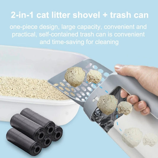 2 in 1 Cat Litter Scoop